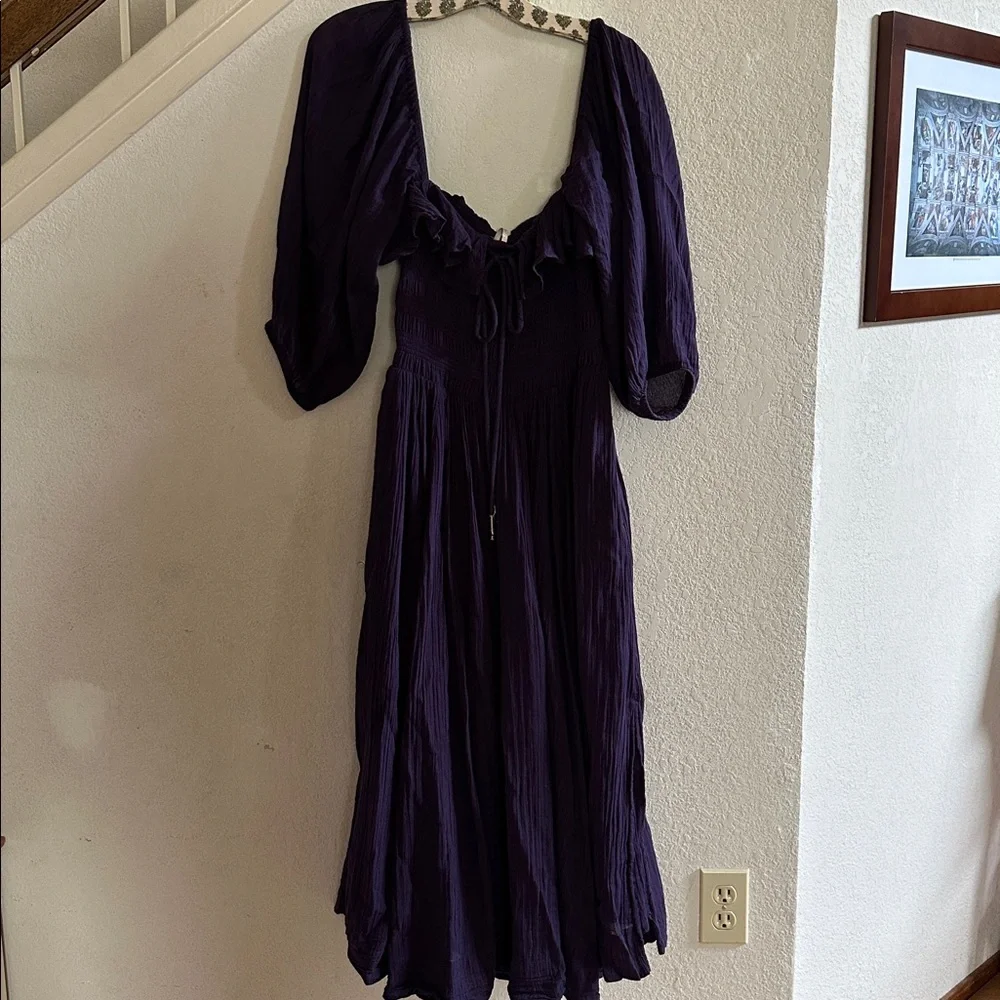 Free People Plum Midi Dress